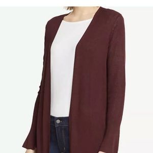 ann taylor    new  cardigan lightweight open Z S)